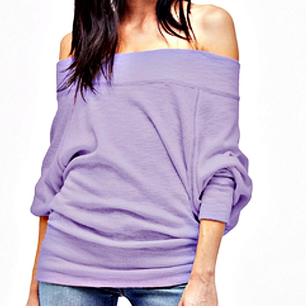 🌟SALE🌟 Free People | Lilac Off the Shoulder Top size S